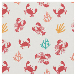 Under Sea Life Mönster Tyg