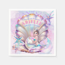 Under Sea Lila & Teal Sjöjungfru Birthday Bash