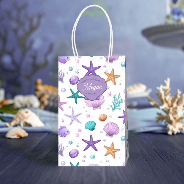 Under Sea Marine Life Mönster Birthday ID1143 (Skapare uppladdad)