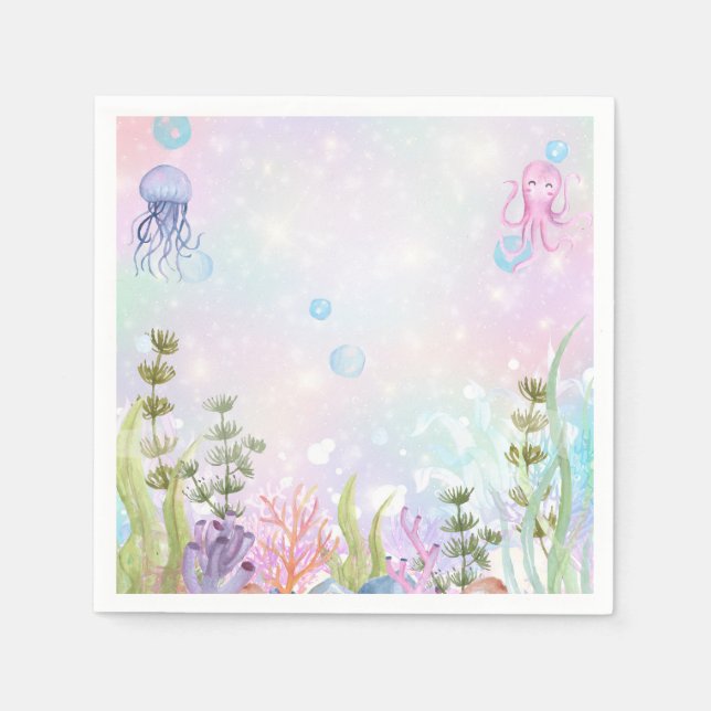 Under Sea Napkins Pappersservett (Framsidan)