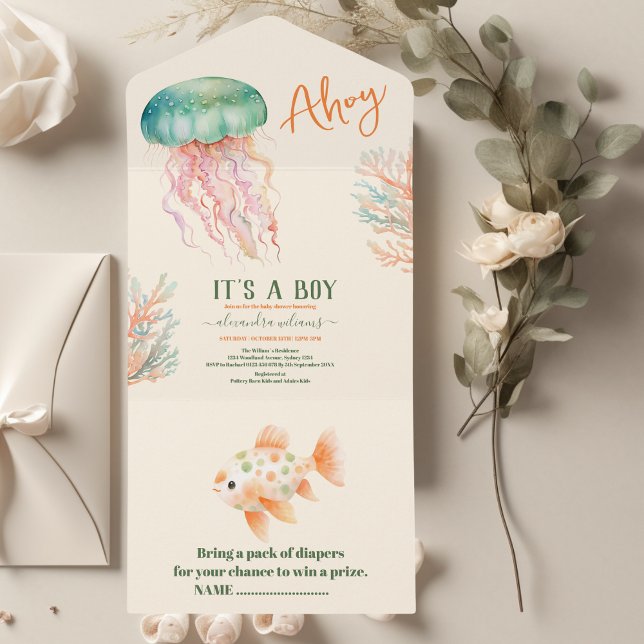 Under Sea Ocean Animals Baby Shower (Skapare uppladdad)