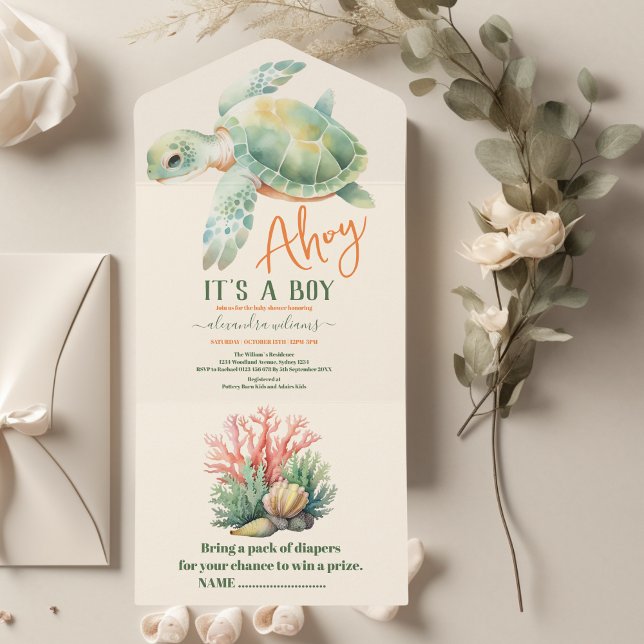 Under Sea Ocean Animals Baby Shower (Skapare uppladdad)