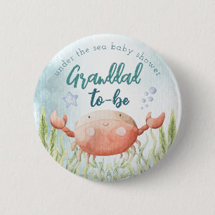 Under Sea Ocean Baby Shower Grandmamma Button Knapp
