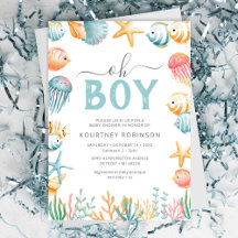 Under Sea Oh Boy Baby Shower