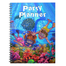 Under Sea Party Planner Notebook
