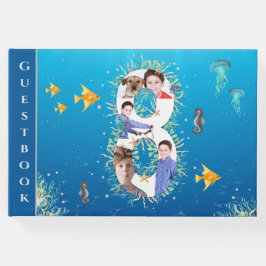 Under Sea Photo Collage 8:e födelsedagen Gästböcker