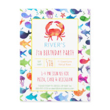 Under Sea Rainbow Fish Birthday Baby Shower