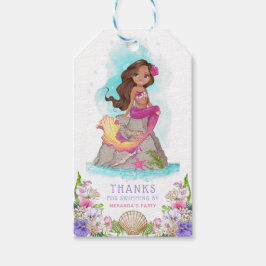 Under Sea Rosa and Lila Sjöjungfru (DK Skin) Presentetikett