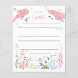 Under Sea Rosa Ocean Animals Time Capsule