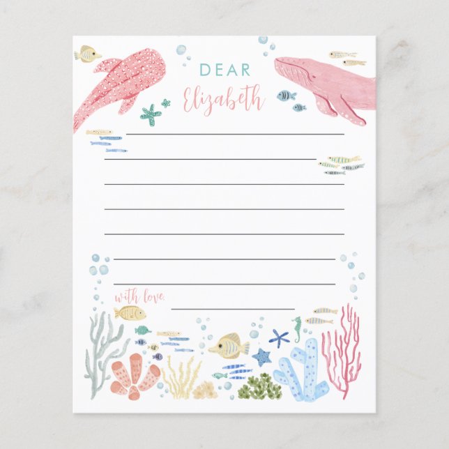 Under Sea Rosa Ocean Animals Time Capsule (Framsida)