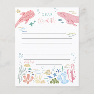 Under Sea Rosa Ocean Animals Time Capsule