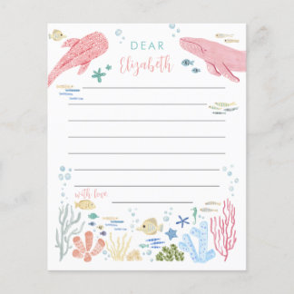 Under Sea Rosa Ocean Animals Time Capsule