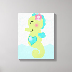 Under Sea/Rosa Whale Canvas Art