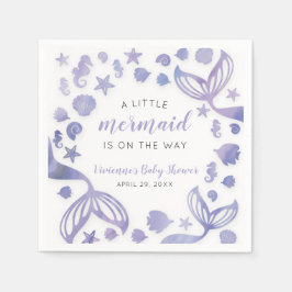 Under Sea Sjöjungfru Baby Shower Pappersservett