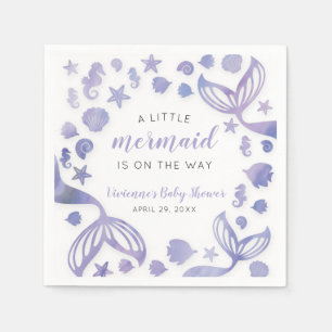 Under Sea Sjöjungfru Baby Shower Pappersservett