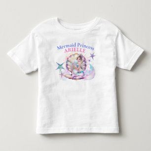 Under Sea Sjöjungfru Princess Birthday T Shirt