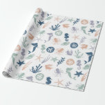 Under Sea Sjöjungfru Seahorse Starfish Presentpapper<br><div class="desc">Lägg till några "under havet" stil med denna havsgåva som är papper och som innehåller mönster av sjöjungfruar,  stjärnfisk,  sjöar,  sjöhäckar,  bläckfisk,  tropiska fiskar,  korall och sjögräs. Perfekt för jul,  födelsedagar eller speciella gåva-ge tillfälle.</div>