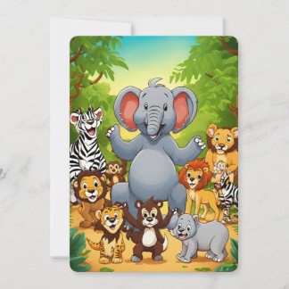 Under Sea Stänk Fest Inbjudningar