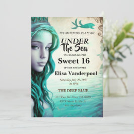 Under Sea Sweet 16-inbjudan Inbjudningar