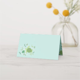 Under Sea Turtles Baby Shower Placeringskort