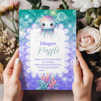 Under Sea Watercolor Diapper Raffle
