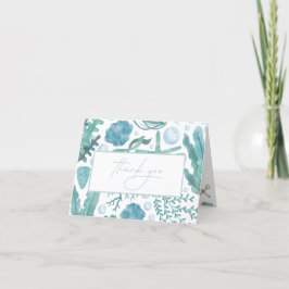 Under Sea Watercolor Nautical Tack Kort