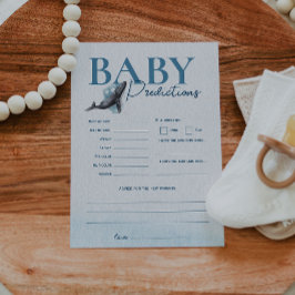Under Sea Whale Baby Shower PredicCard Inbjudningar