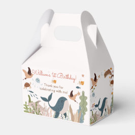 Under Sea Whale Shark Sea Life 1:a födelsedagen Presentaskar