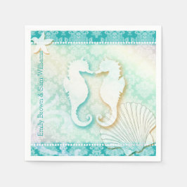 Under Sea Whimsical Beach Wedding Pappersservett