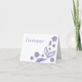 Under Sjöjungfrun Sea Anteckningskort