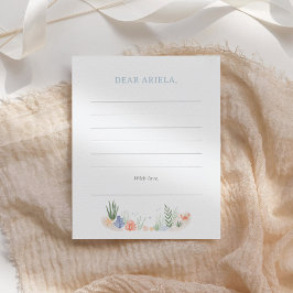 Under sjön 1:a födelsedagen Party Anteckningskort