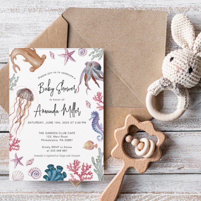 Under sjön Babydusch Spara Datumet (Skapare uppladdad)