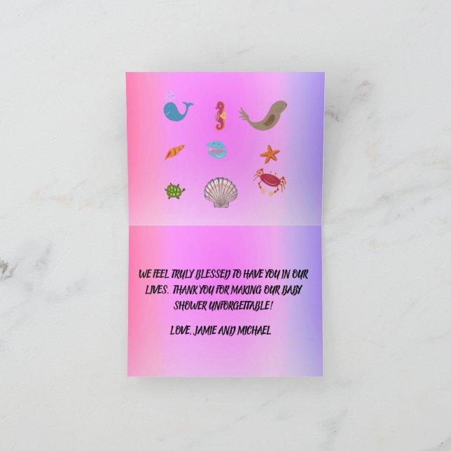 Under sjön Firande: Välfärd vid Flicka Tack Kort (Inuti)