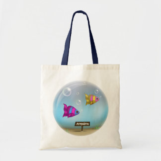 Under sjön - Fiskskålens utformning - Tote Bag Tygkasse