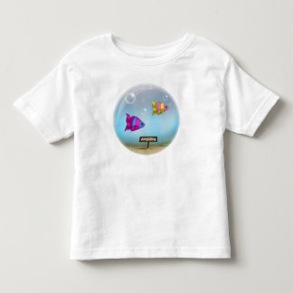 Under sjön - Fiskskorgsdesign - Kids T-Shirt