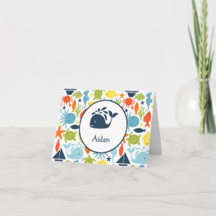 Under sjön, Nautisk födelsedag Tackkort