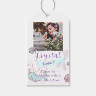 Under sjön, Sjöjungfru Photo, 6e födelsedag Presentetikett