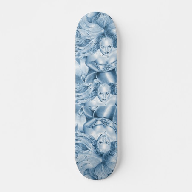 Under Skateboard Sea Sjöjungfru Skateboard (Framsida)