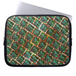 Under smutsig och rostfri grilla laptop fodral