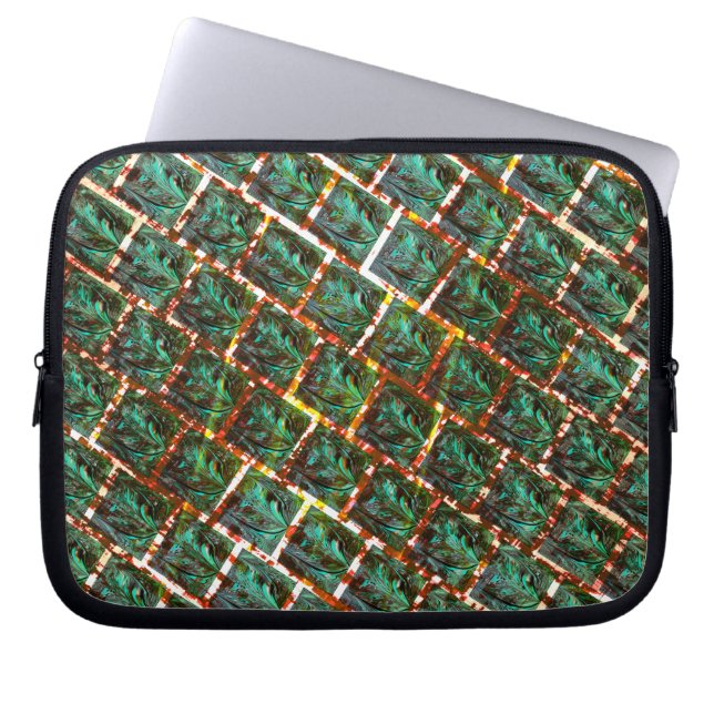 Under smutsig och rostfri grilla laptop fodral (Framsidan)