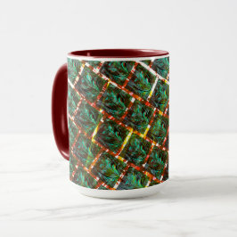 Under smutsig och rostfri grilla mugg