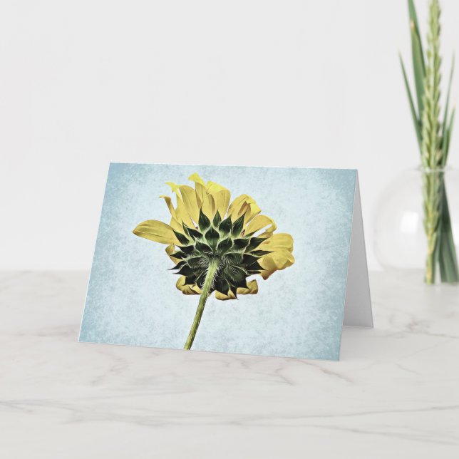 Under solrosblankkortet kort (Framsida)