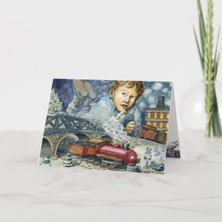 "Under, som du irrar" julkortet Helgkort