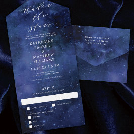 Under Stars Elegant Space Astronomy Bröllop