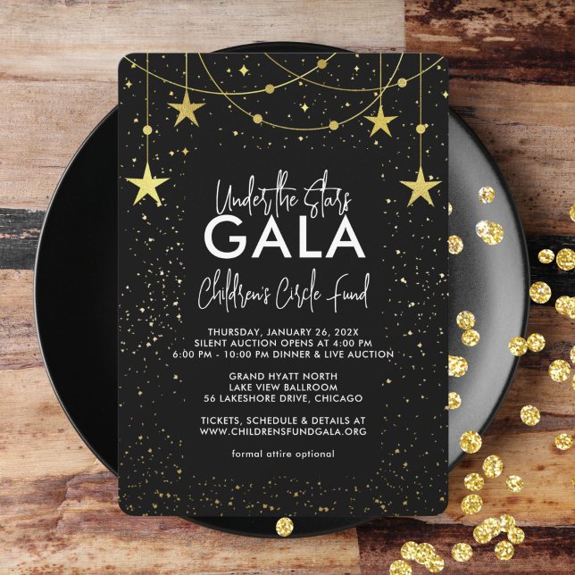 Under Stars Gala-inbjudan Inbjudningar (Skapare uppladdad)