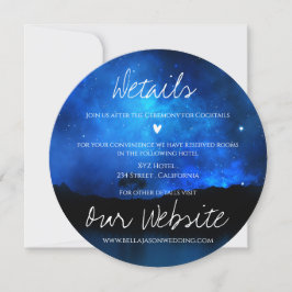 Under Stars Night Himlar Starry Bröllop