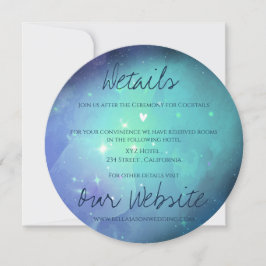 Under Stars Night Himlar Starry Bröllop