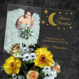 Under stjärnans födelsedag tack kort