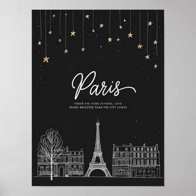 Under stjärnorna i Paris Poster jag (Framsidan)