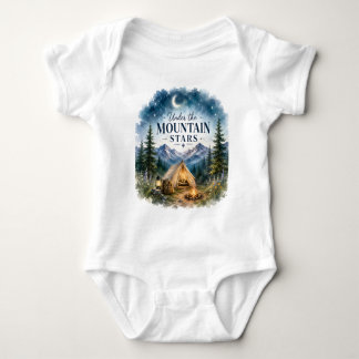 Under Stjärnorna på Berg Camping Natt Berg T Shirt